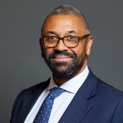 Official portrait of Sir James Cleverly