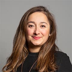 Official portrait of Feryal Clark