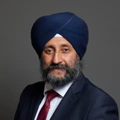 Official portrait of Gurinder Singh Josan