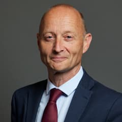 Official portrait of Paul Waugh