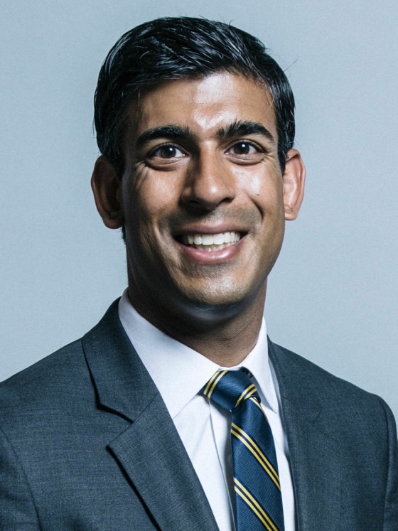 Official portrait of Rishi Sunak, 2017